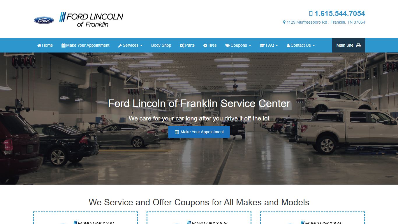 Ford Lincoln of Franklin Service Center | Ford Service in Franklin, TN