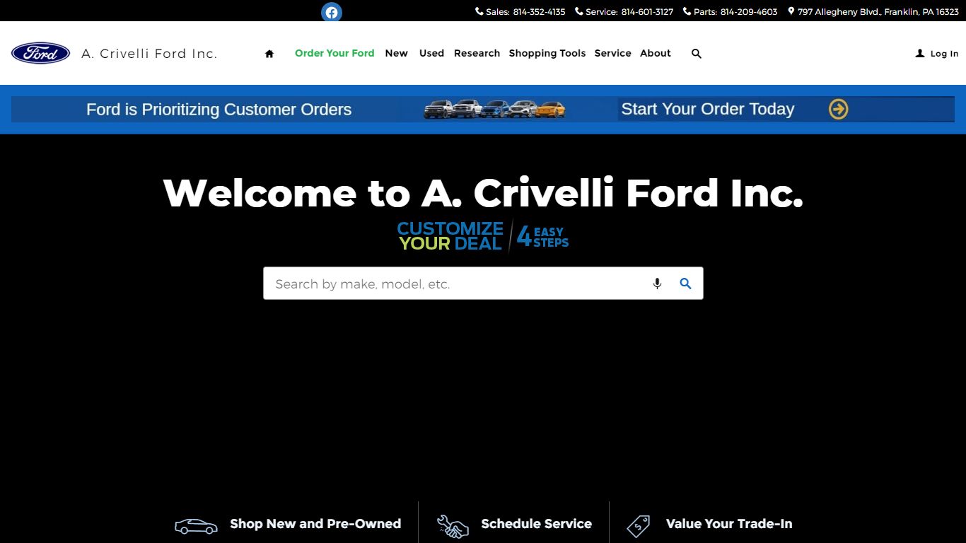 A. Crivelli Ford Inc. | Franklin, PA Ford Dealer